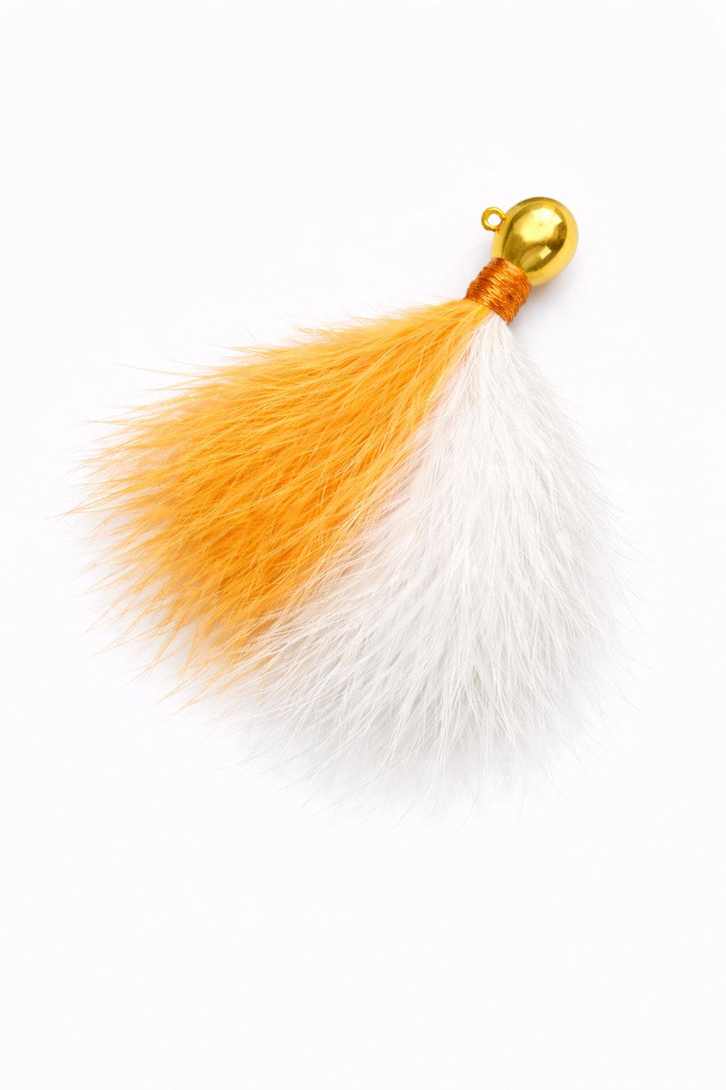 Zig Jig marabou trout jig 1/16 oz, 3-pack in Gold Ginger/White