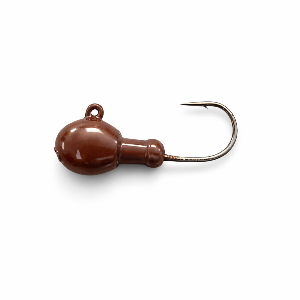 Zig Jig Trout Jig Heads 1/16 oz, 10-pack in Brown