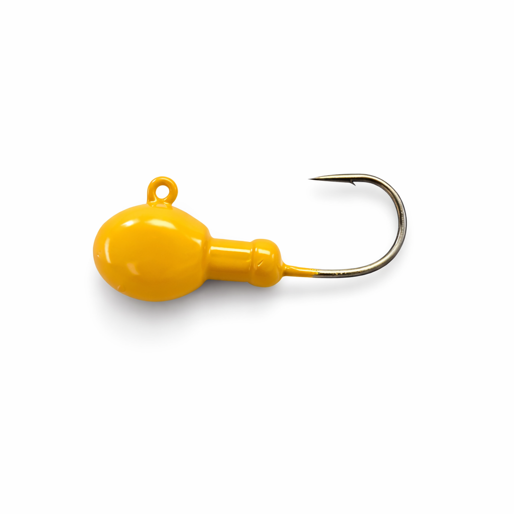 Zig Jig Trout Jig Heads 1/16 oz, 10-pack in Mustard