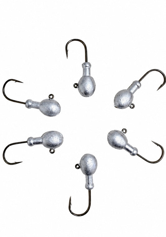 Zig Jig Trout Jig Heads – 1/8 oz (10 Pack) Unpainted
