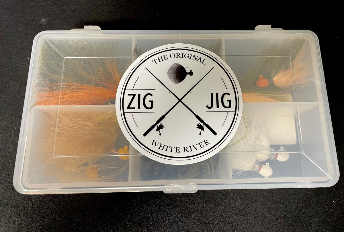 Zig Jig 1/8 oz marabou trout jig Variety Box #1, photo 1