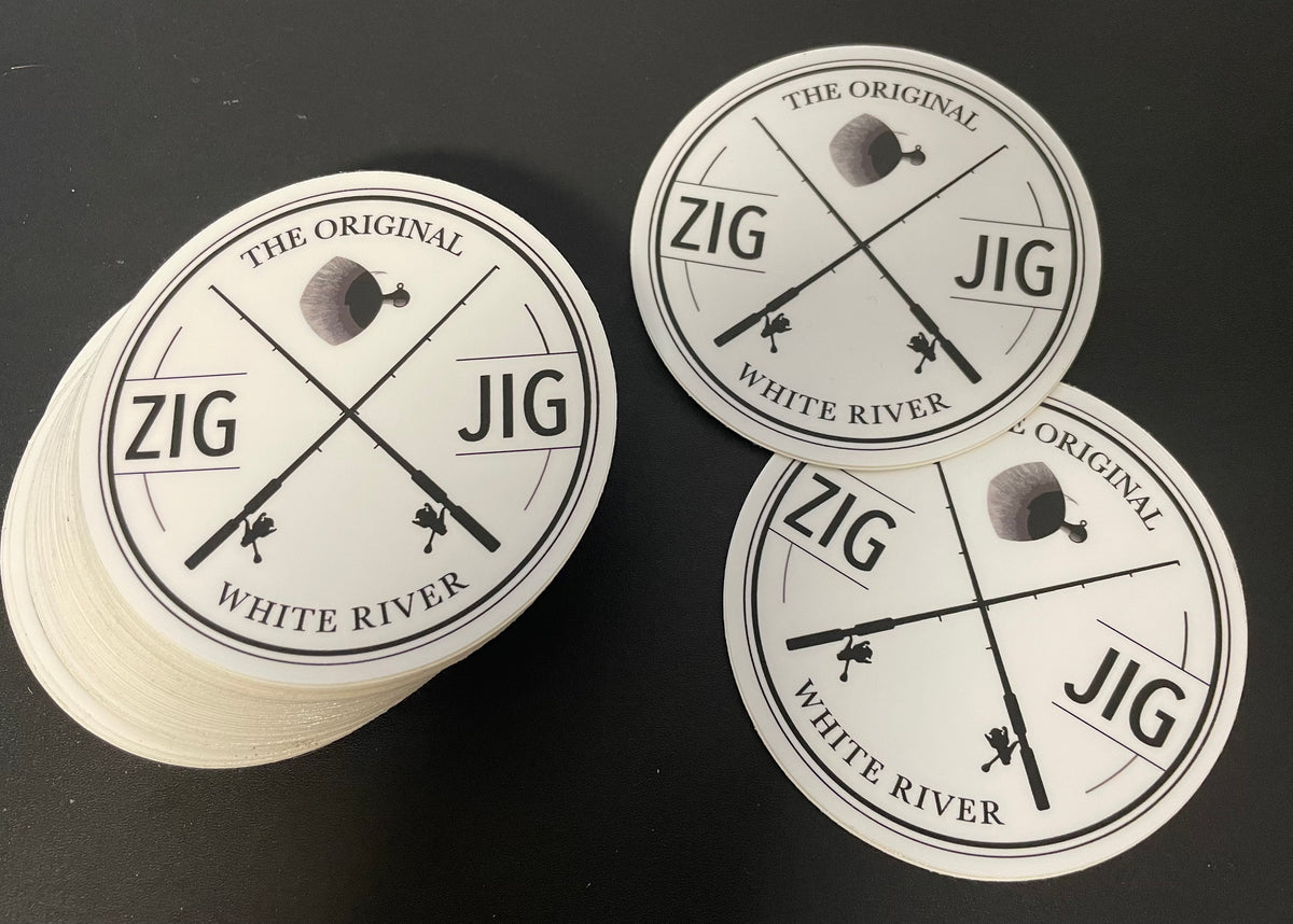 Zig Jig 3" Circle Sticker, photo 1