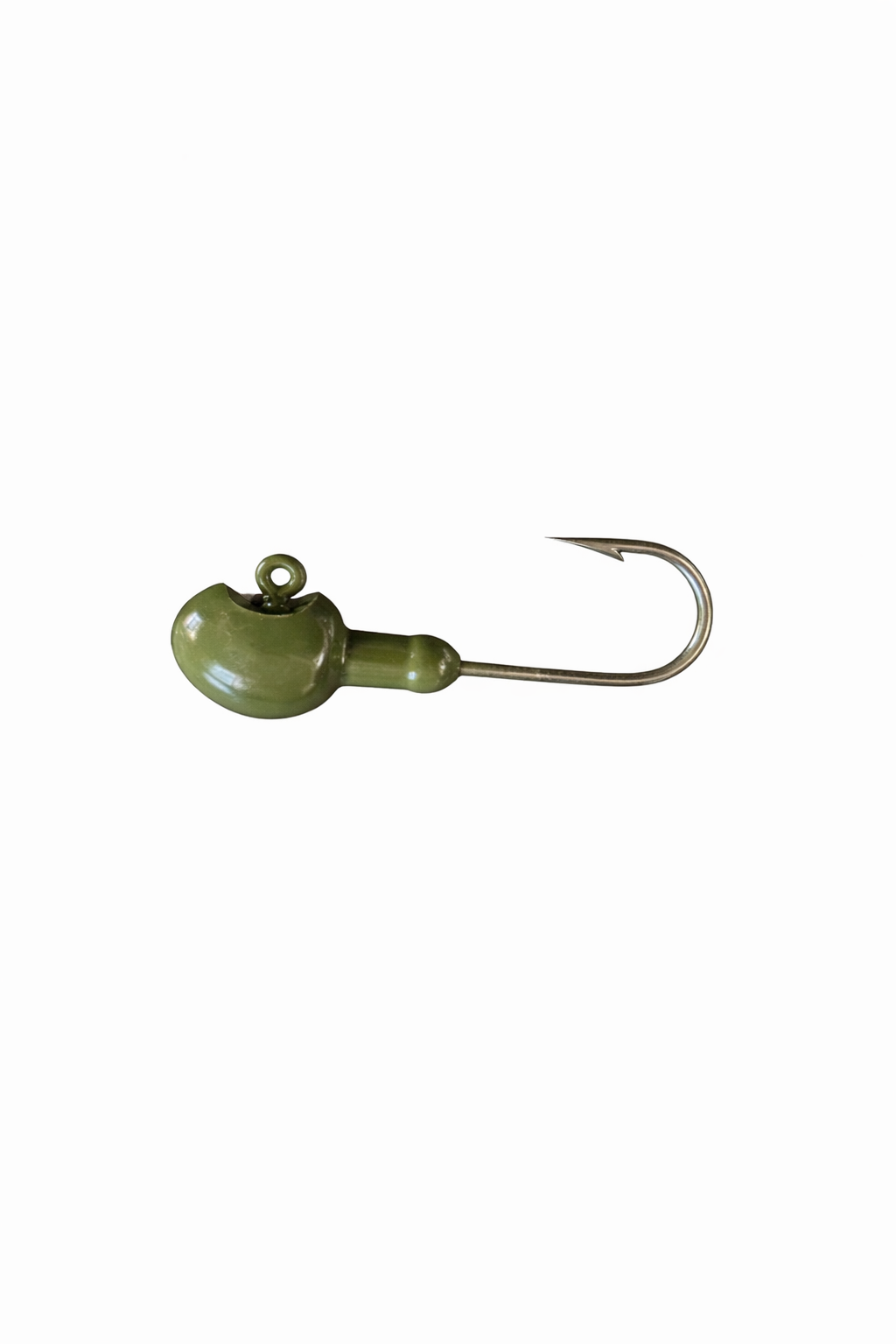 Zig Jig Heavy Duty Trout Jig Heads (2x Hook) 3/16 oz, 10-pack in Olive