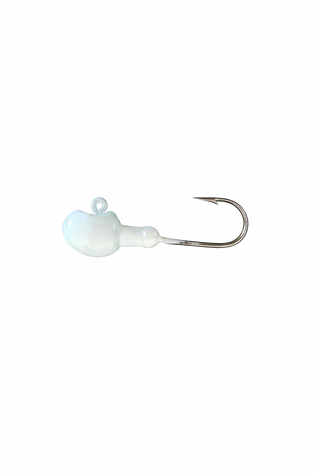 Zig Jig Heavy Duty Trout Jig Heads (2x Hook) 3/16 oz, 10-pack in White