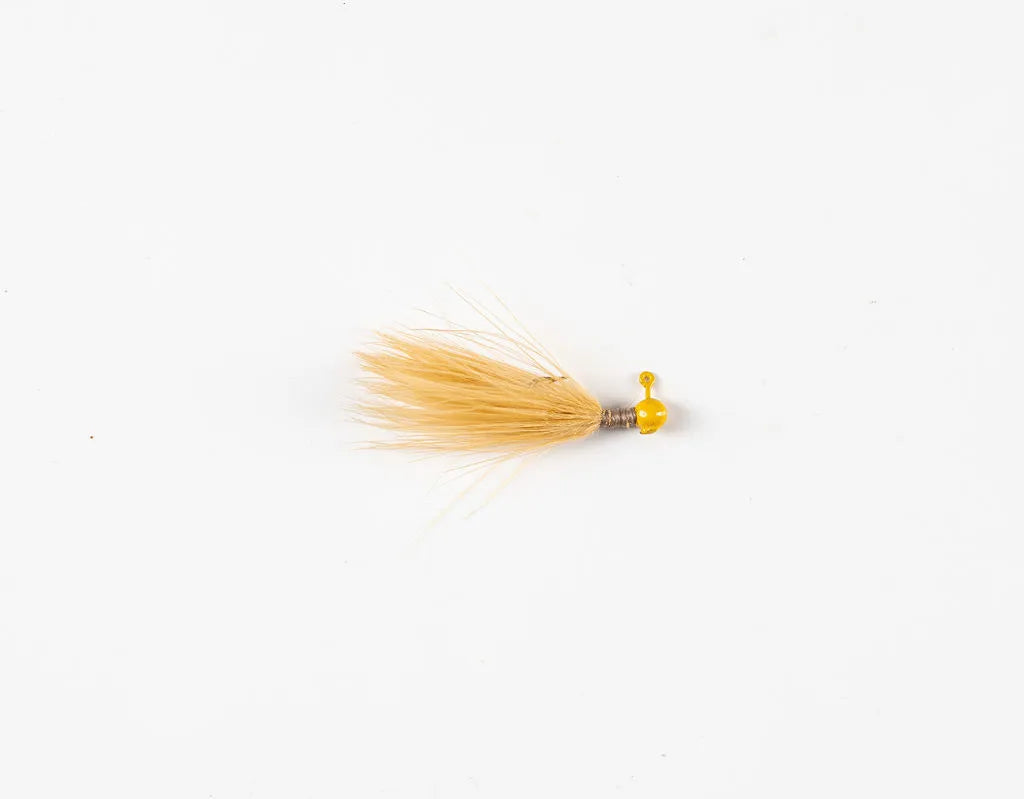 Zig Jig Micro marabou trout jig 1/80 oz, 12-pack in Ginger