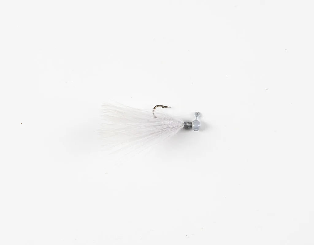 Zig Jig Micro marabou trout jig 1/64 oz, 12-pack in Gray