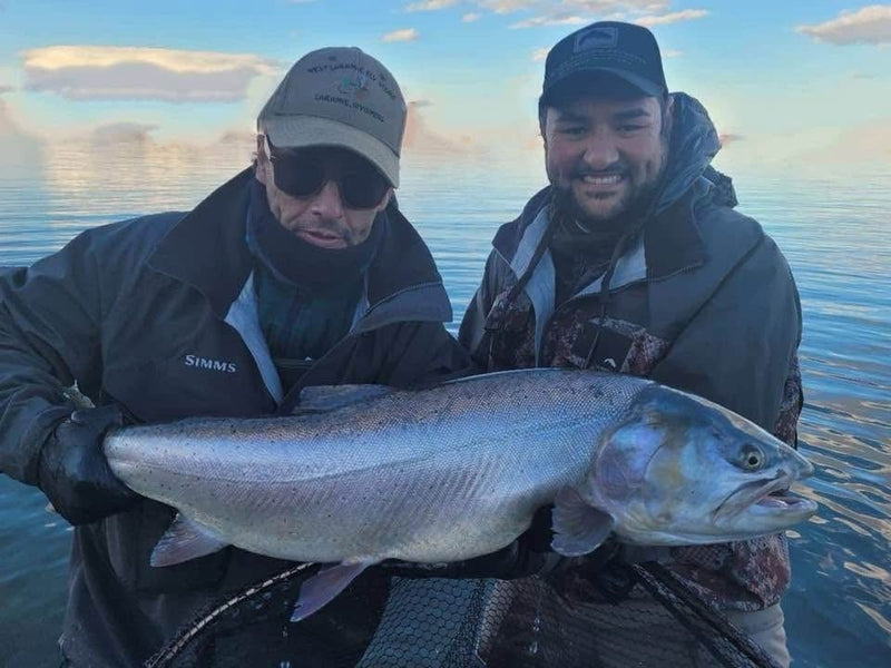Lahontan cutthroat trout from Pyramid Lake, Nevada, caught on a Super HD Zig Jig
