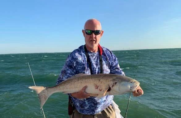 Redfish caught on a Super HD Zig Jig