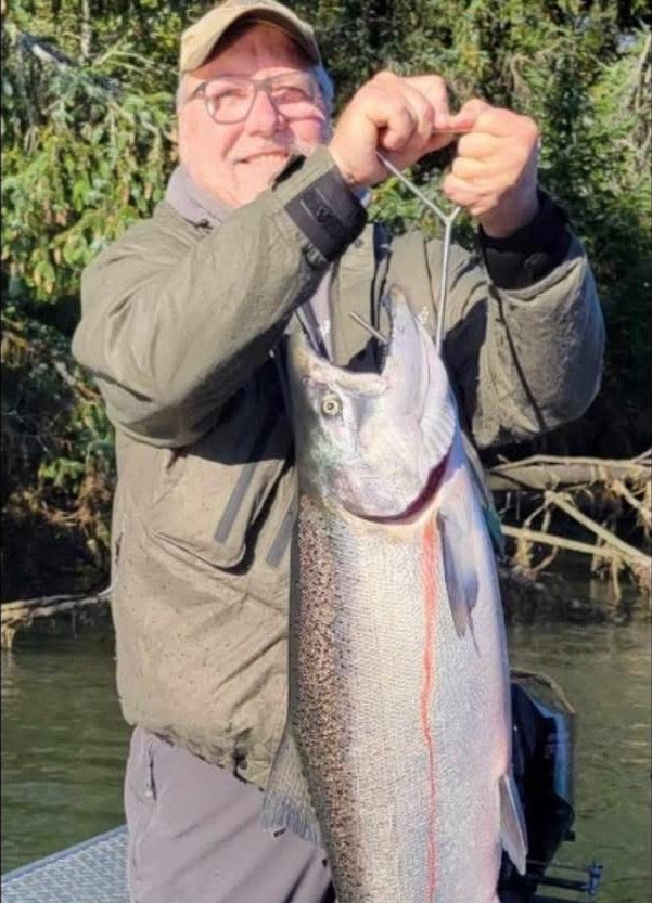 Salmon caught on a Super HD Zig Jig